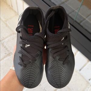 adidas Black Kids Athletic Soccer Shoes